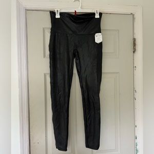 Spanx leather leggings